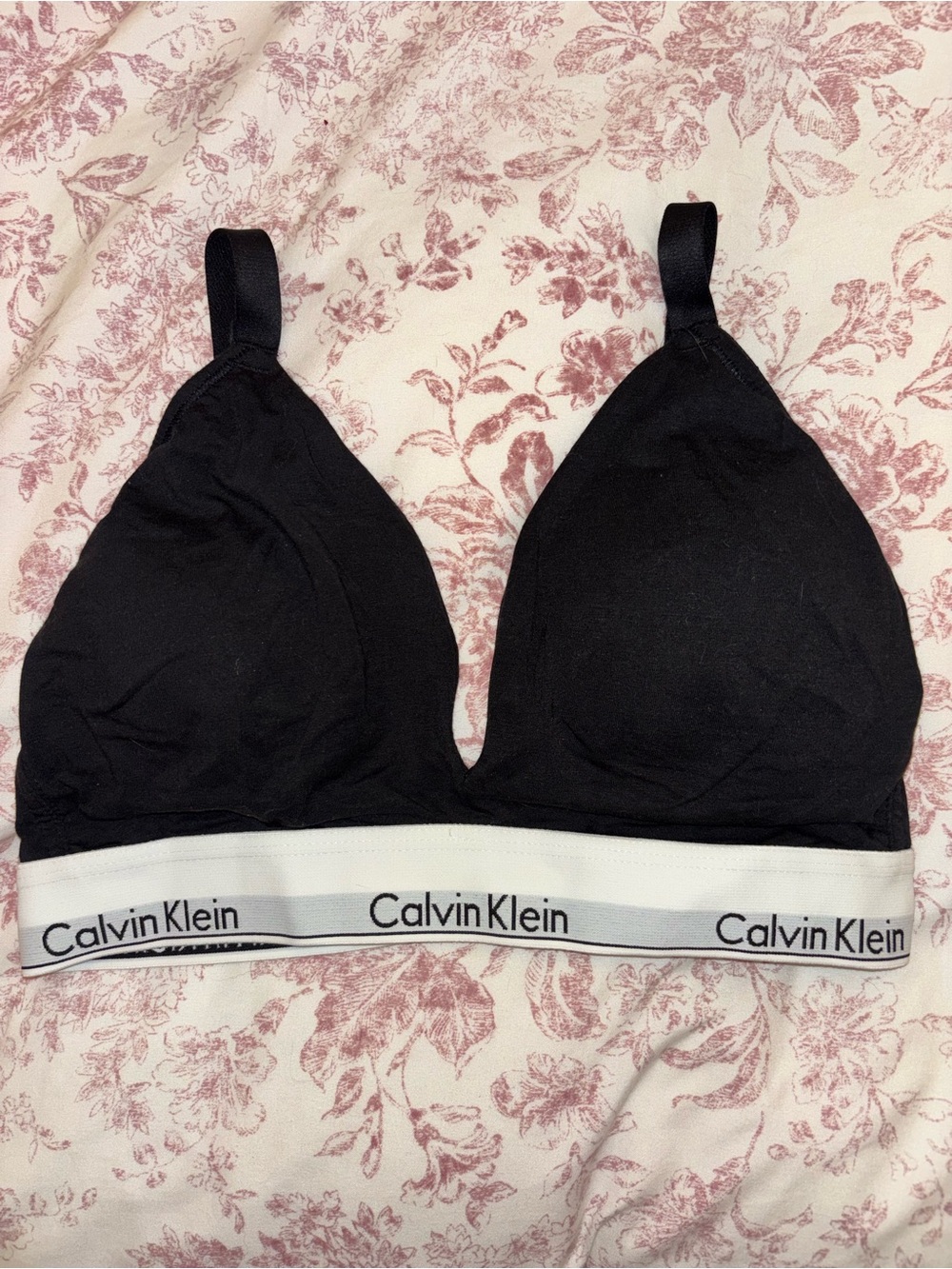 Calvin Klein Black Wireless Bralette